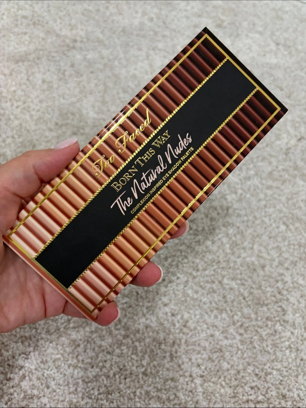 Too Faced Natural Nudes Eyeshadow Palette — Warm Nude Pink & Brown Tones